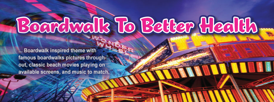 Beach and Boardwalk theme for health fairs