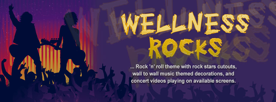Rock & Roll theme for health fairs
